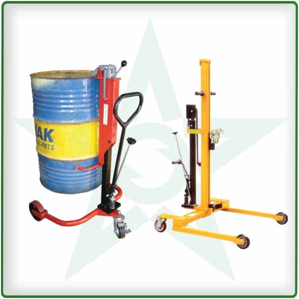Manual Hydraulic Drum Lifter, Capacity: 250KG