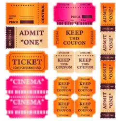 Home Delivery Paper Tickets Printing, For Ticket Printer, in Gujrat