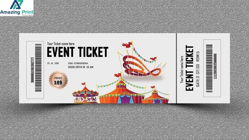 Paper Event Ticket