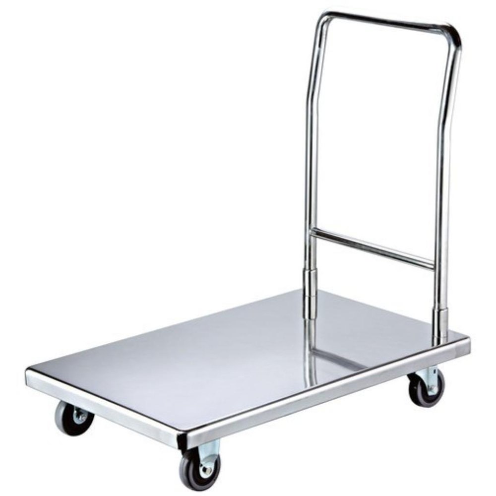 San Air Mild Steel Side Support Platform Trolley, For Material Handling, Load Capacity: 50-100 Kg