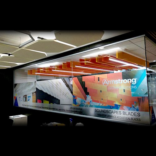 Frosted Vinyl With Printing & Mounting