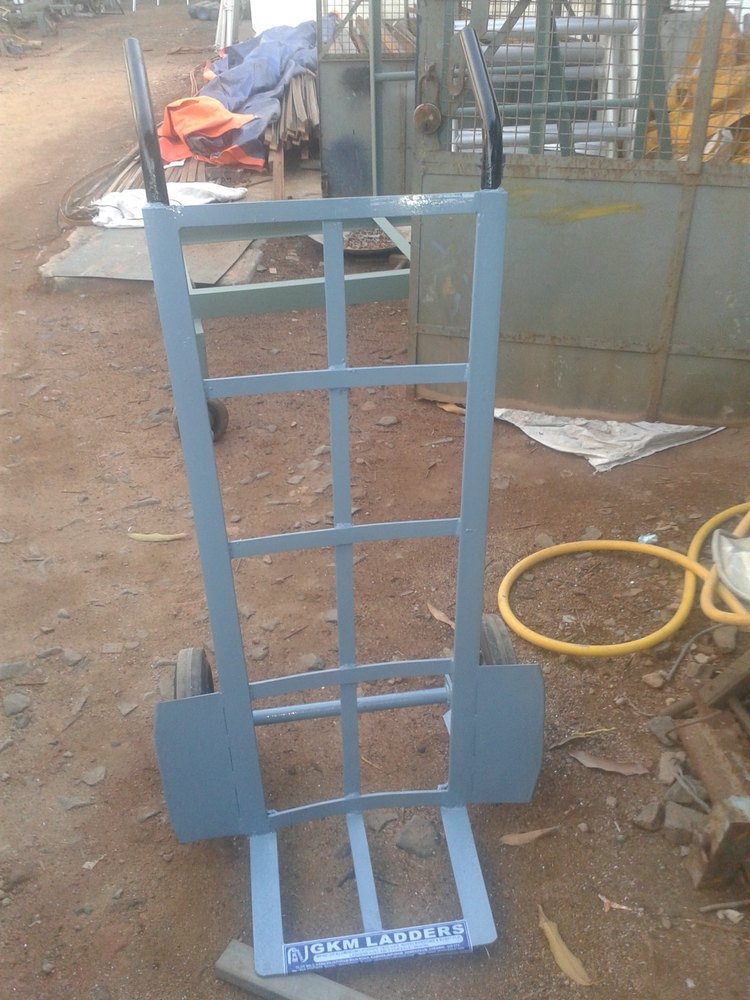 GKM LADDERS Push And Pull Type Hand Trucks, L Shape, Load Capacity: 100 To 150 Kg