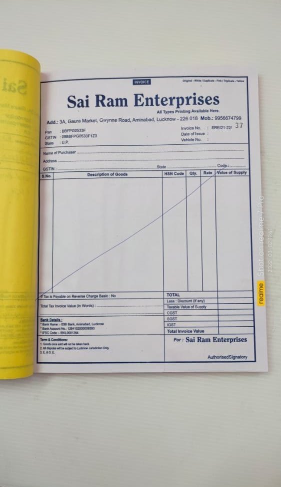 Paper Bill Books Printing Service, in Pan India, Free