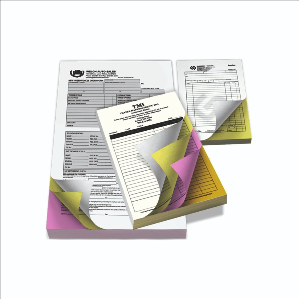 Paper Invoice Book Printing Services, Self