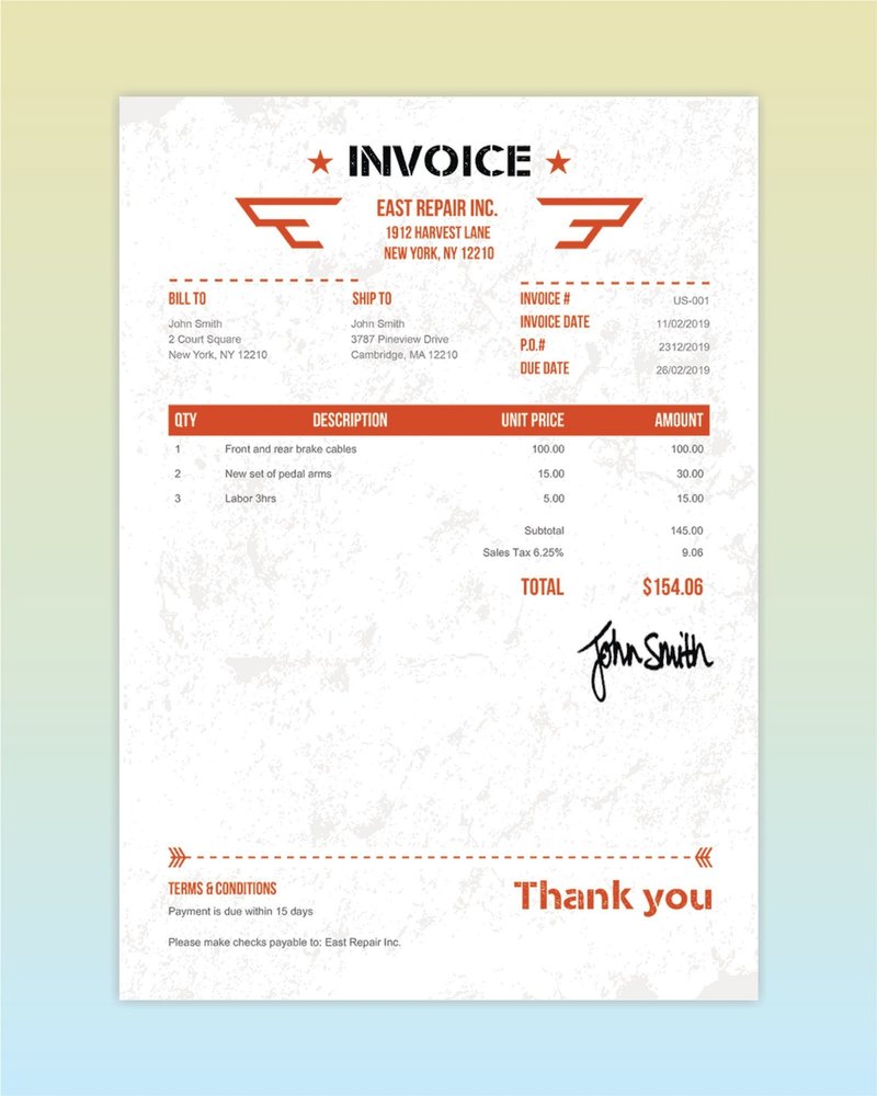 Book Paper Invoice Printing Service, Digital