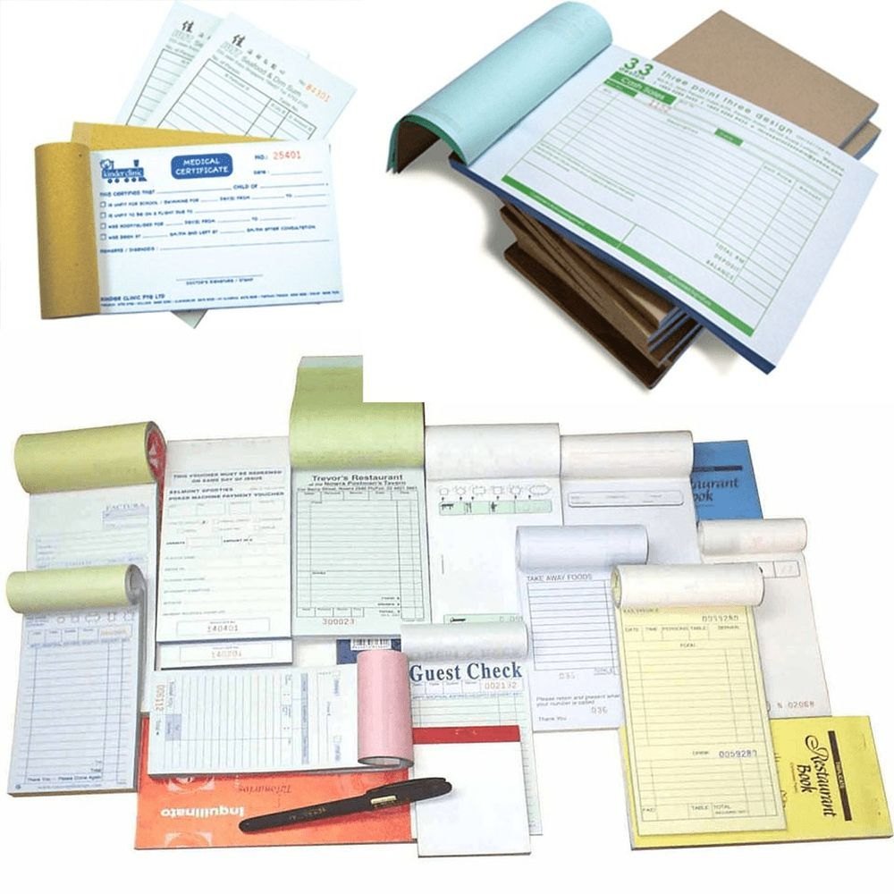 Paper Invoice Book Printing Service, in Hyderabad, Text And Pattern