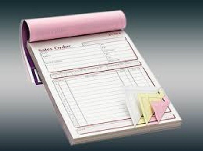 Invoice Pad Printing Services