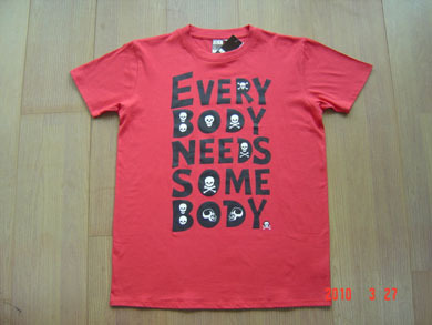Rubber Printing for T-Shirt