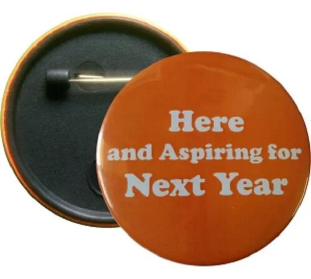 Printed Orange Corporate Metal Badge, For Office, Size: 30mm(Diameter)