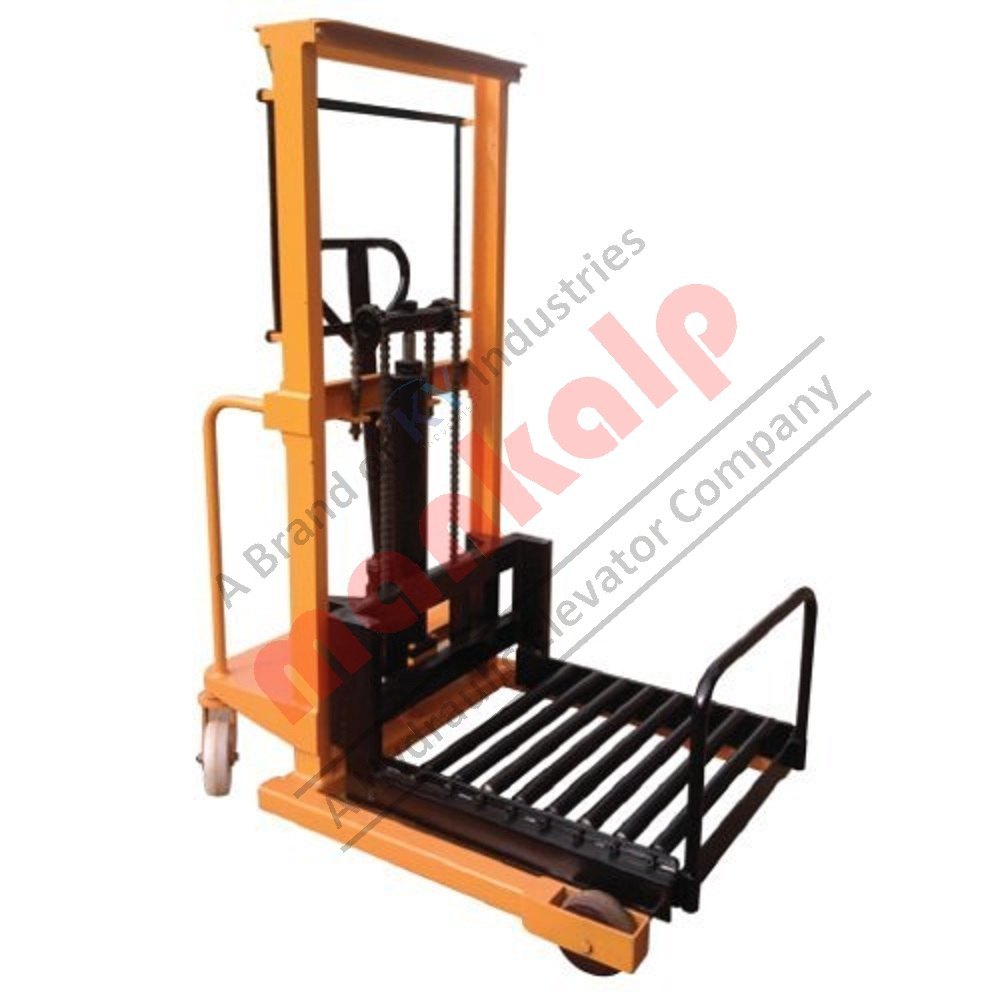 Battery Powered Hydraulic Drum Rollar Stacker, Lifting Capacity: 50-100 (Kg), 250-500 mm