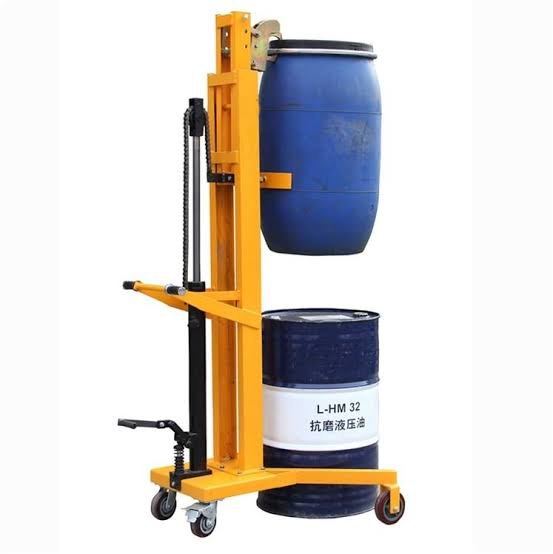 Two Stage Manual Hydraulic Drum Carrier, 1600mm, Model Name/Number: DE-136