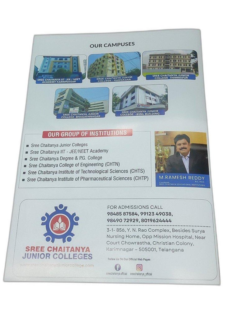 Printed College Booklet