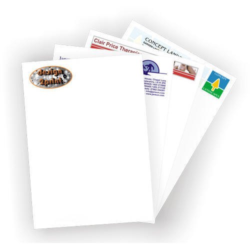 Paper Business Letterhead Printing Service, For Office, in Pan India