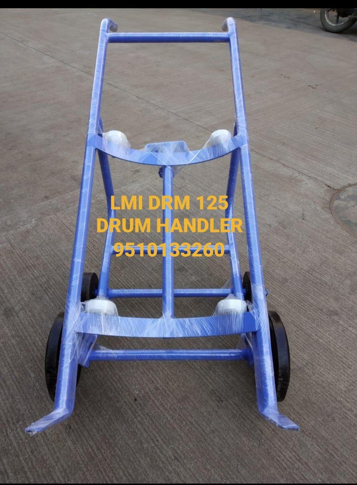 MS Drm-125 Drum Trolley drum handler, No Of Wheels: 4, Loading Capacity: 600 kg
