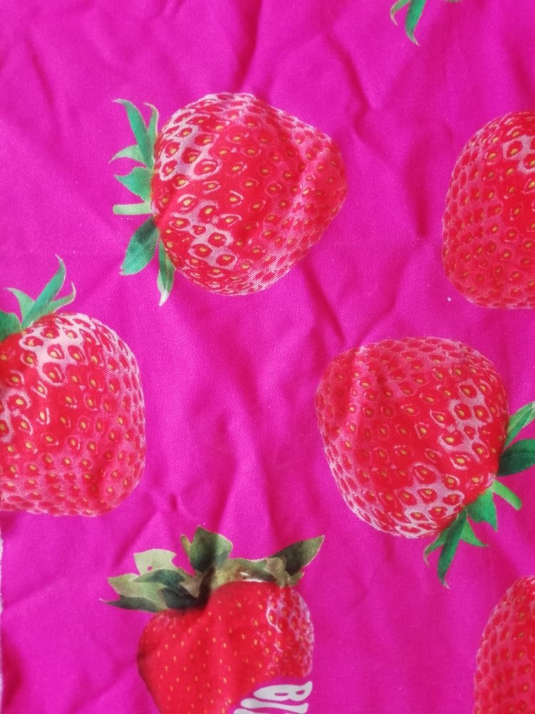 Cotton Twill Digital Print Fabric, Pink (Base)