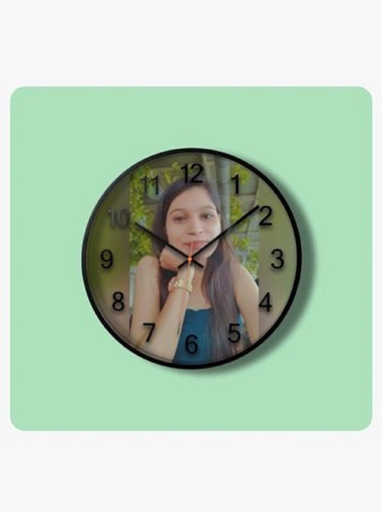 Acrylic Clock Printing Service, Size: 12 Inch