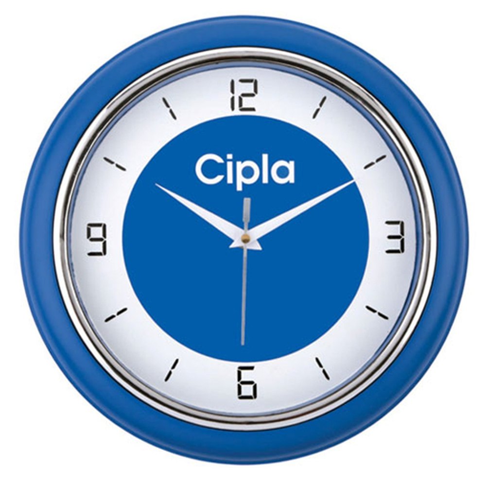 Blue Acrylic Wall Clock Printing Services, Location: Delhi