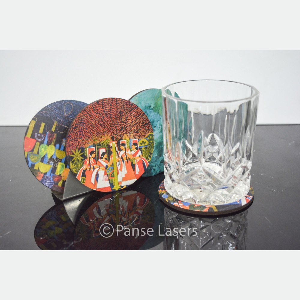 MDF Tea Coaster Printing Service