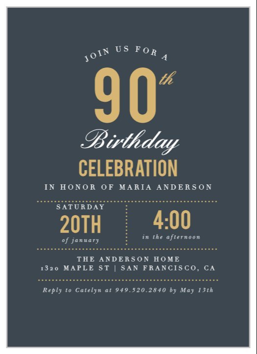 Birthday Invitation Card Printing Services