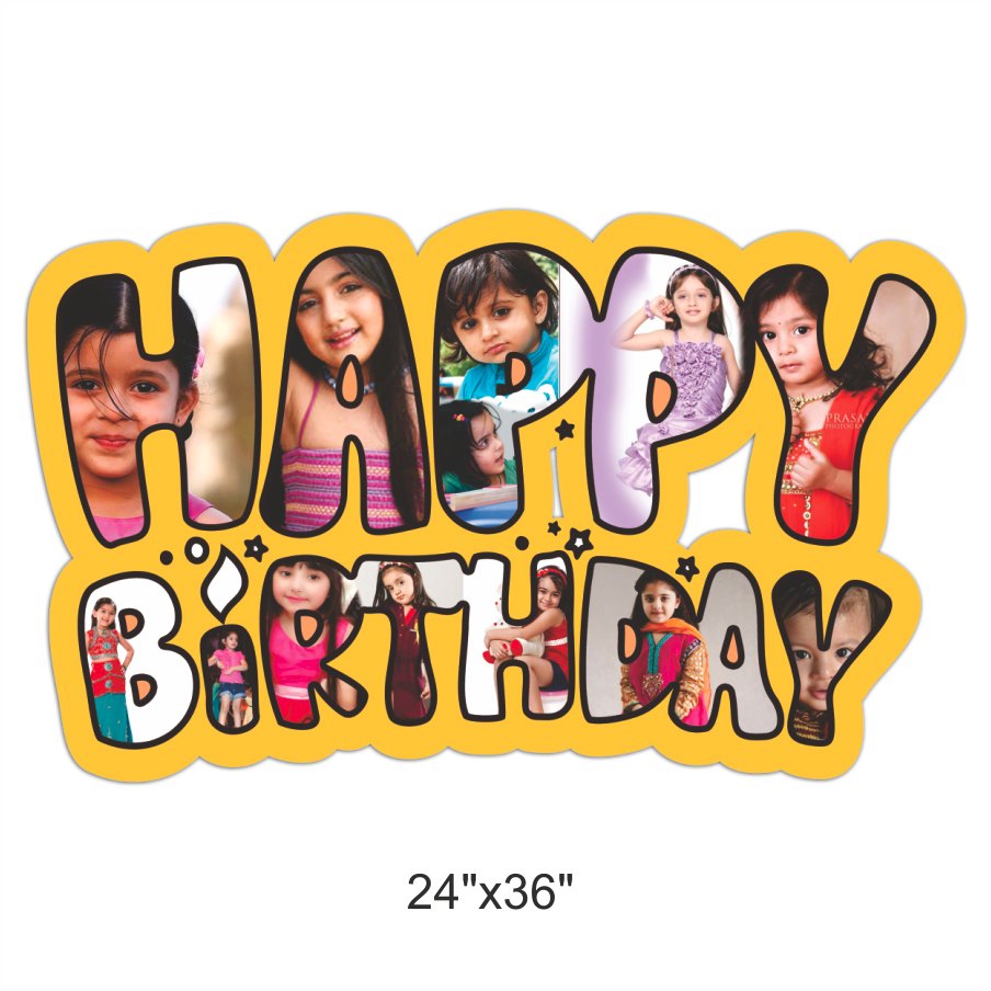 Happy Birthday Photo Printed Services, Packaging Type: Box