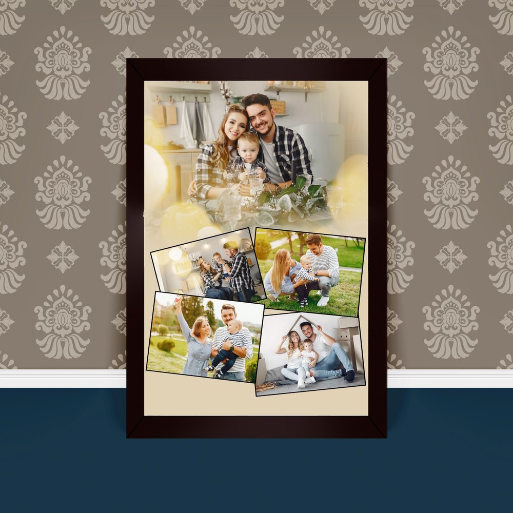 Wood Photo framing and printing service, Size: A3/A4/5*7 Etc