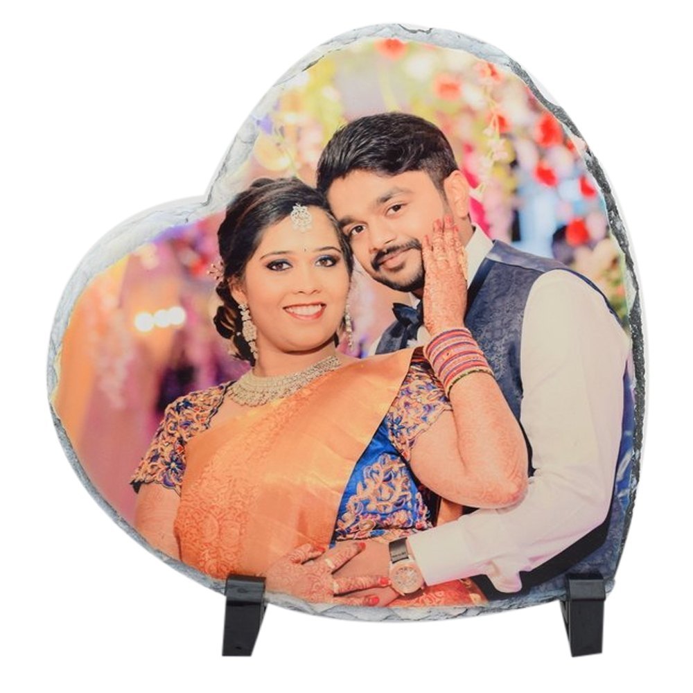 Stone Photo Frame Printing Service, For Gift, Size: 20x20 cm