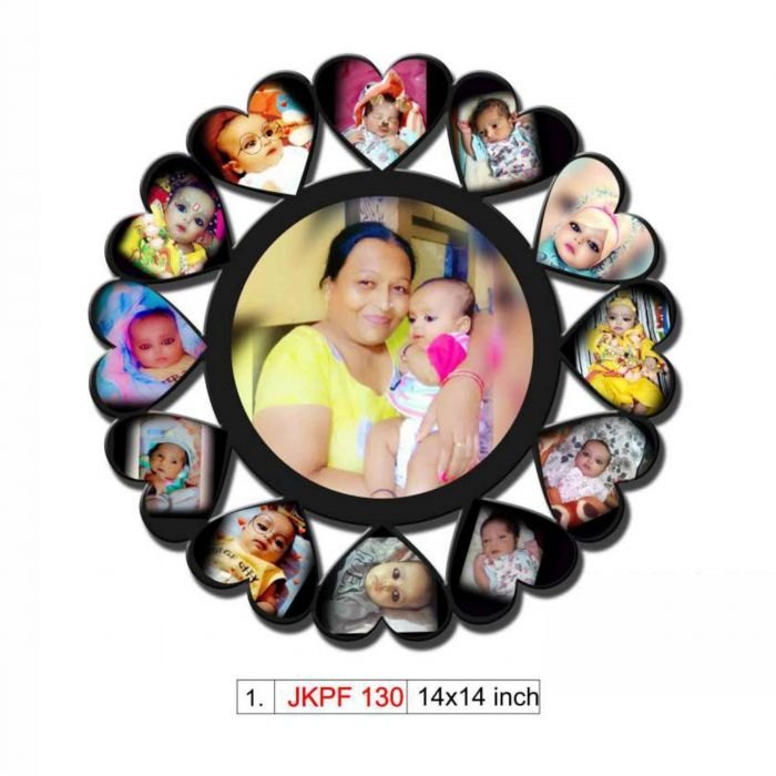 mix Wood Sublimation Mdf Table Multi Photo Frame Printing, Size: 116548