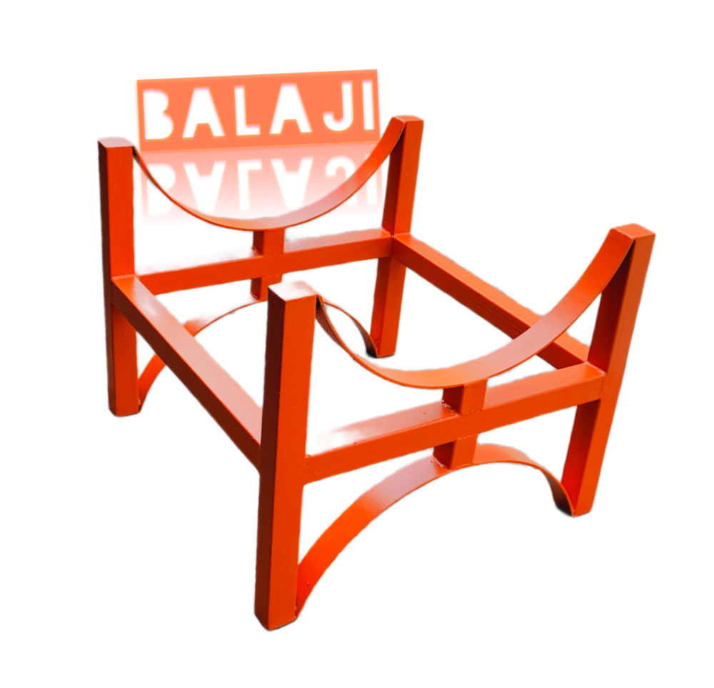Mild Steel MS Industrial Drum Stand, Loading Capacity: 200-400 kg