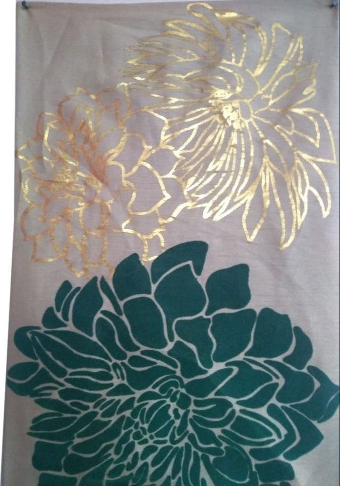 Foil And Flock Printing For Cushions Panels