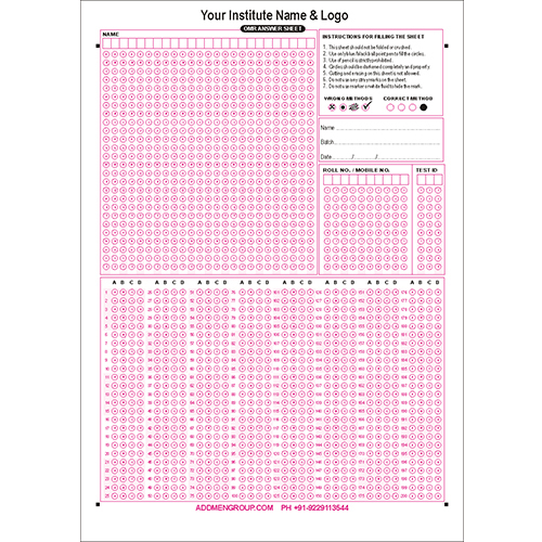 OMR Sheet Printing