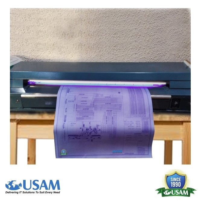 Blue Paper Ammonia Printing Service