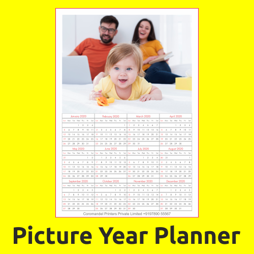 2 - 5 Days English Year Planner Printing Service, For Office, Home etc., in Chennai