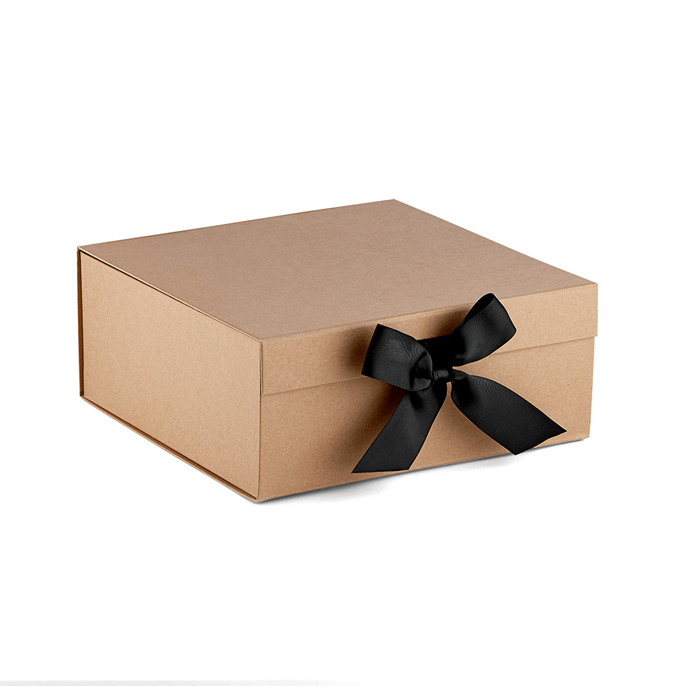Cardboard Brown Gift Packaging Box Printing Service