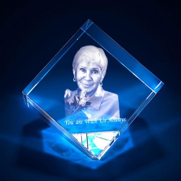 Cut Shape 3D Crystal