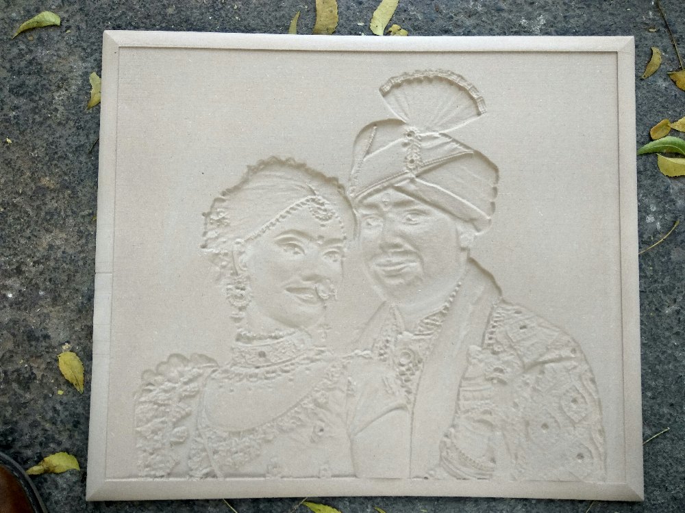 Modern Silver 3D Wallpiece, for Decoration