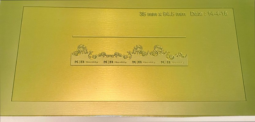 Collapsible Tube Printing Plate/Letterpress Plate, For Industrial