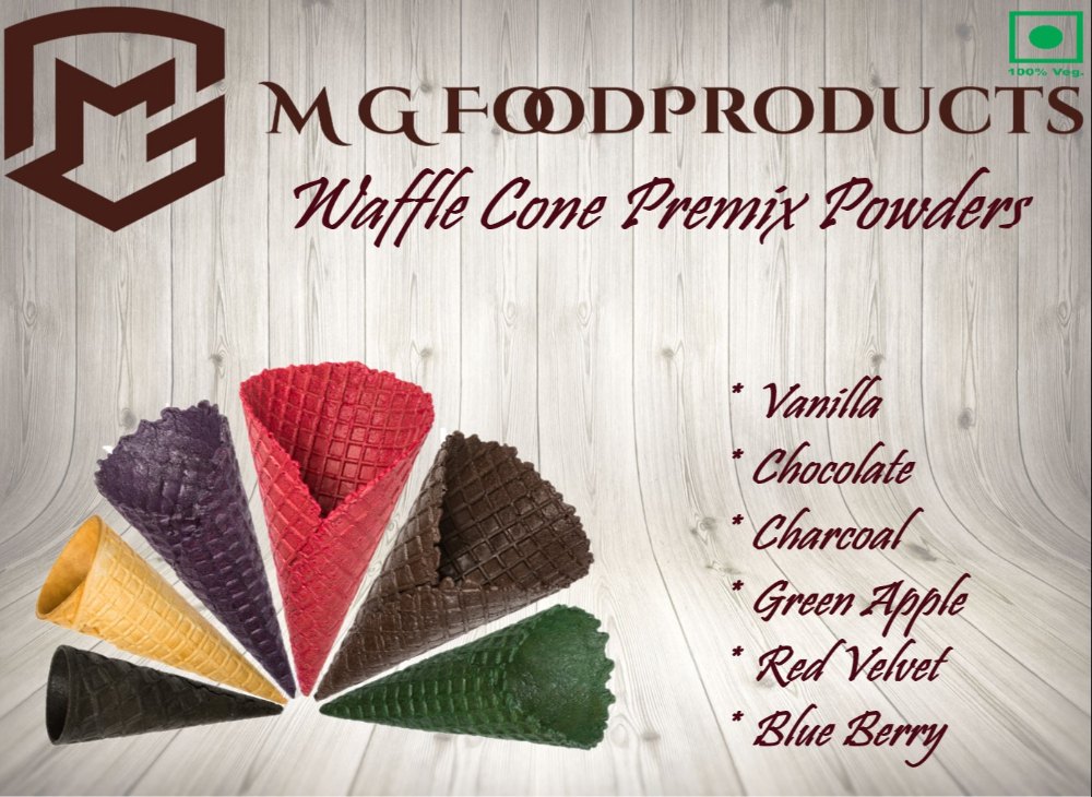 Kridha Waffle Cone Premix Powder, Packaging Type: Packet