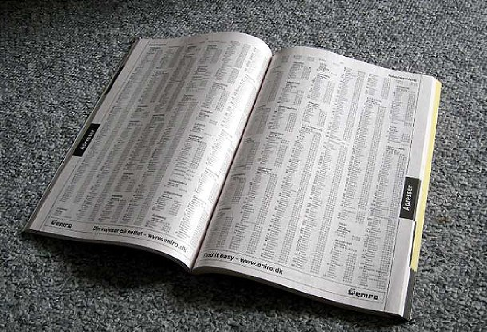 Paper Telephone Directory Printing Service