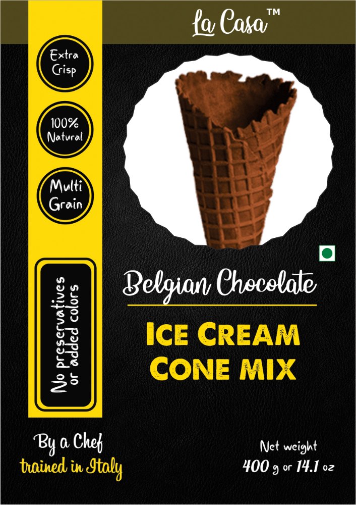 La Casa Chocolate Icecream Cone Premix