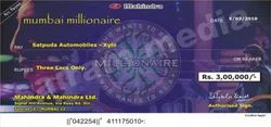 General Printing Cheque
