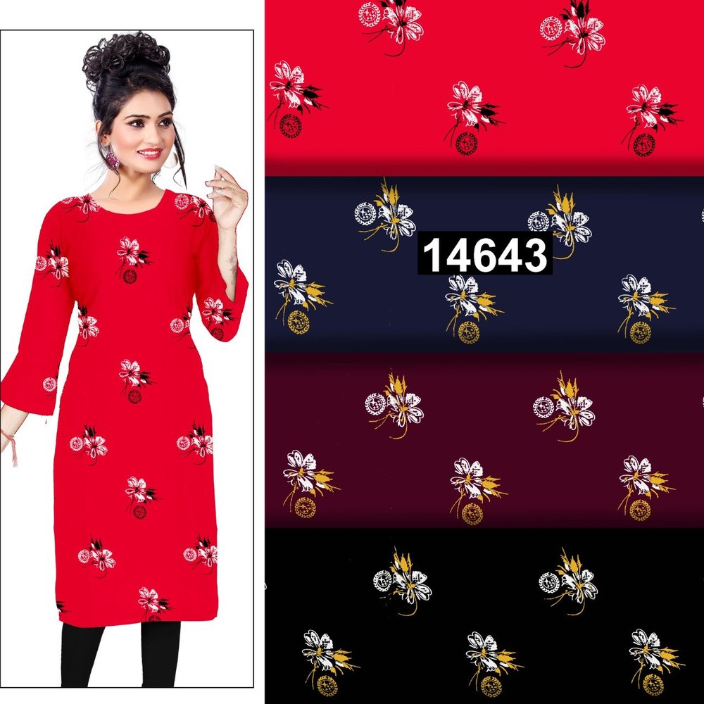 REYON PIGMENT PRINT 56, For Manufacturing Kurti & Palazzo, in Chennai