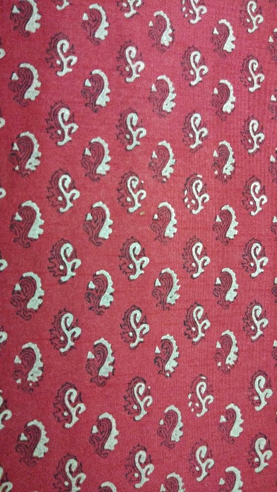 Cotton Hand Block Printed Fabric