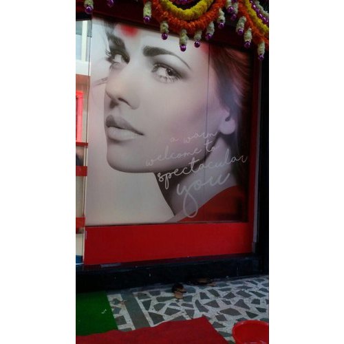 Pvc Designer Printed Glass Film Services, Packaging Type: Roll