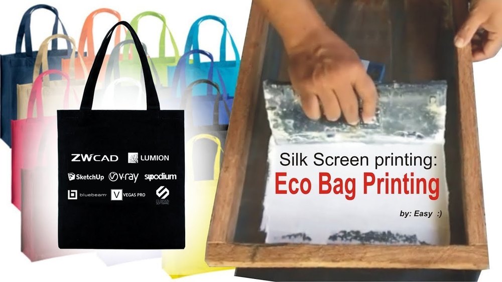 Plastic, Fabric and Paper Bag Screen Printing Services, Location: Pan India