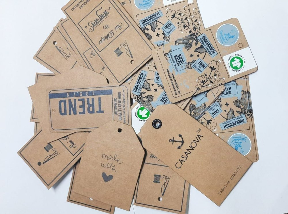 Paper Garment Tags Printings Service, Location: Pan India