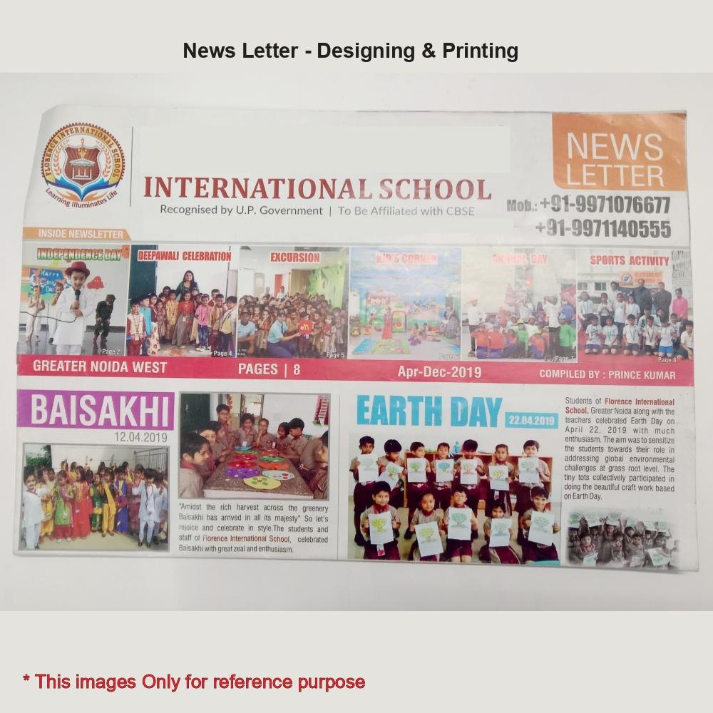 Paper Newsletter Printing Service, in Local Area