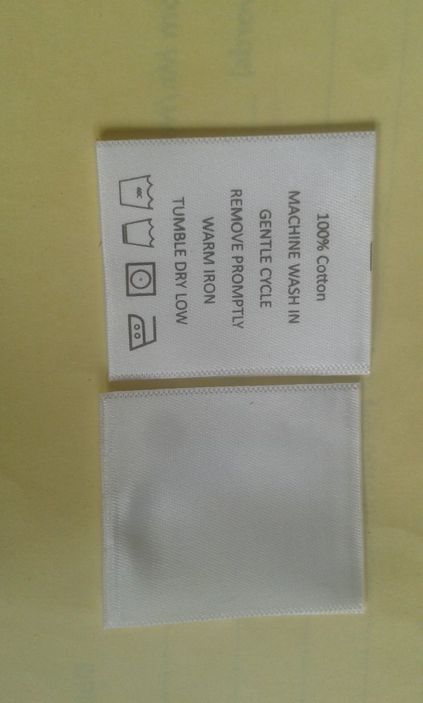 Custom Printed Garment Label