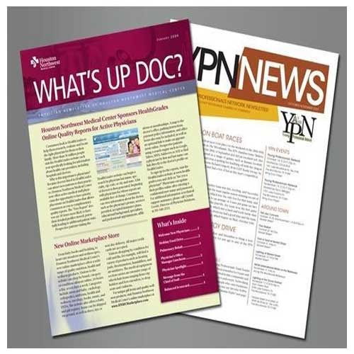 According To Work Newsletter Printing Service