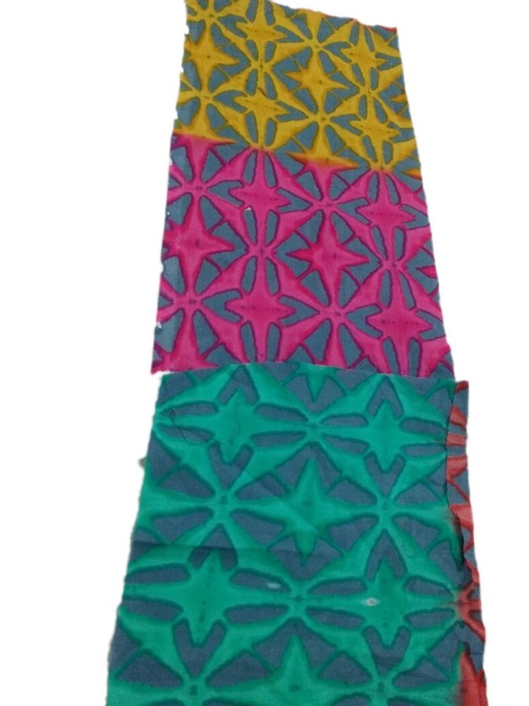 Cotton Jaipuri running fabric printing service, Star