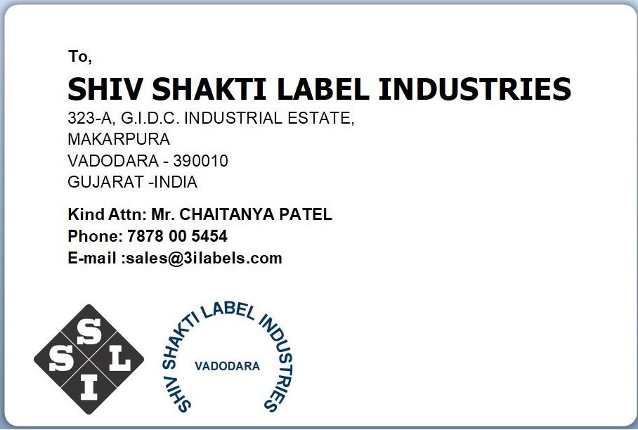 Paper Address Label Printing Service